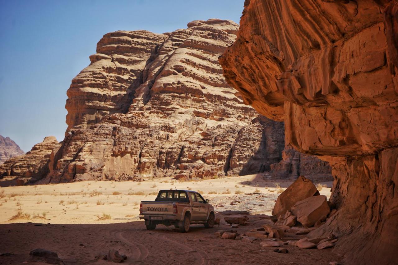 Salman Zwaidh Camp Hotel Wadi Rum Exterior foto