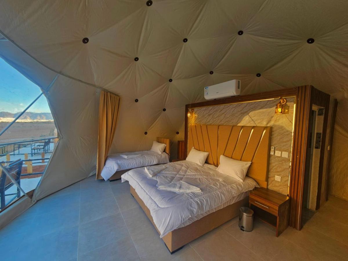 Salman Zwaidh Camp Hotel Wadi Rum Exterior foto