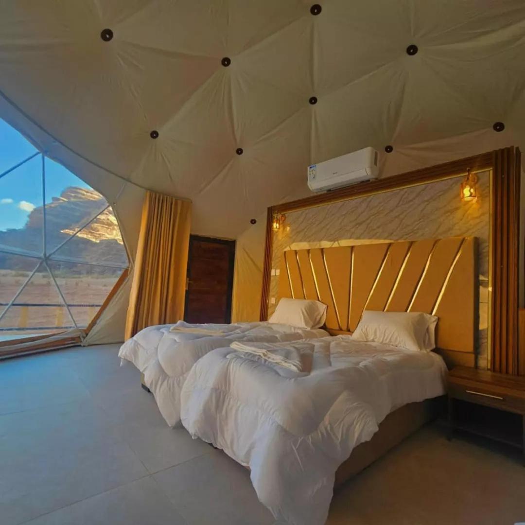 Salman Zwaidh Camp Hotel Wadi Rum Exterior foto