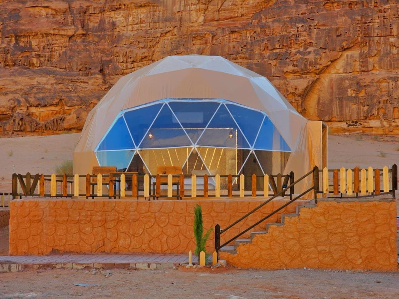 Salman Zwaidh Camp Hotel Wadi Rum Exterior foto